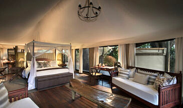 African Safari Guru - Zambezi Expeditions Camp - Mana Pools National Park - Zimbabwe - Luxury Tented Suite